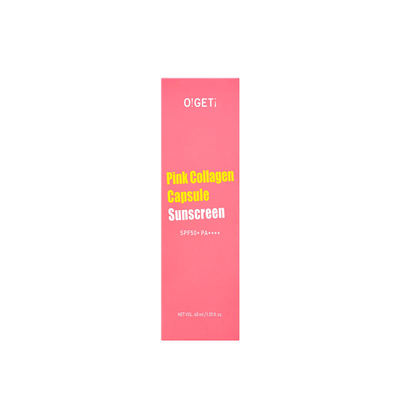 オーゲット ピンクコラーゲン カプセルサンスクリーン SPF50+ PA++++ 40mL